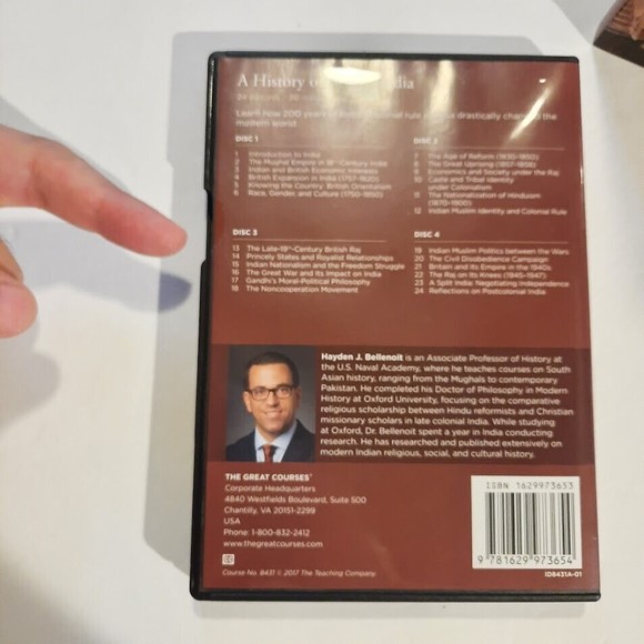 A History of British India Great Courses Mughal Raj Colonialism Gandhi Hinduism - Picture 7 of 8